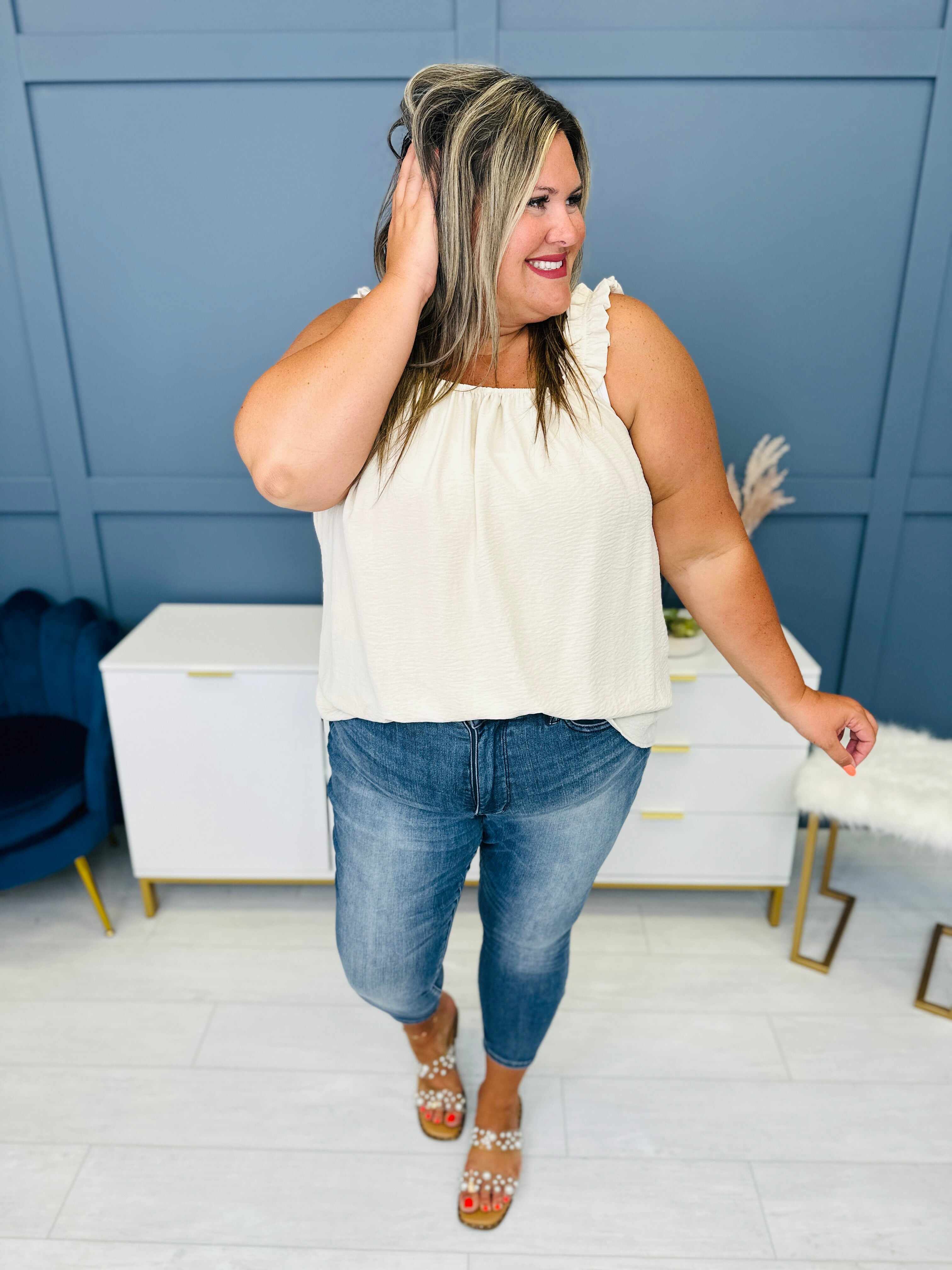 Tummy Control Skinny Jeans in Reg/Curvy Total Infatuation Restock