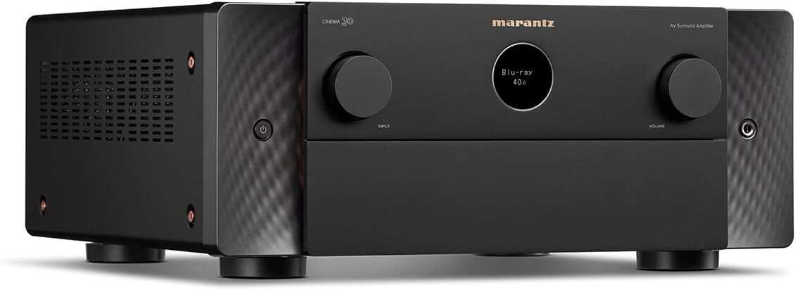 Marantz Cinema 30 11.4 Channel 8K Home Theater Receiver with Dolby Atmos & IMAX Enhanced Audio (Silver/Gold)