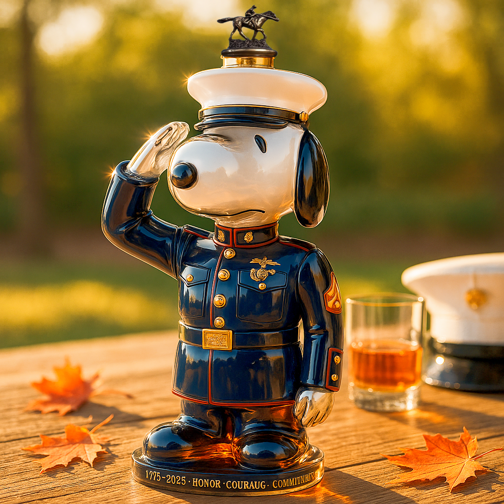 SNP Marine Corps Whiskey Bottle