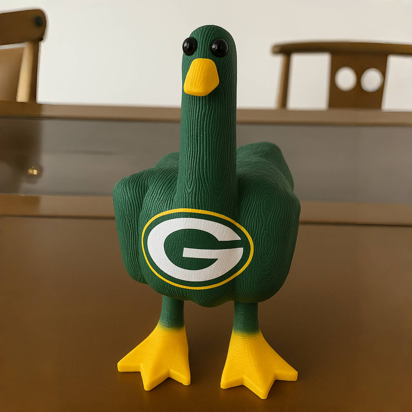 Funny Middle Finger Football Duck