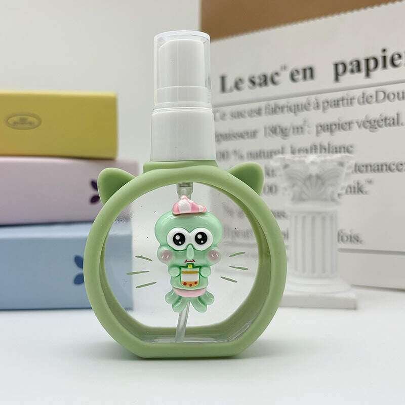 Cute Cat Ear Mini Spray Bottle With Cartoon Pattern