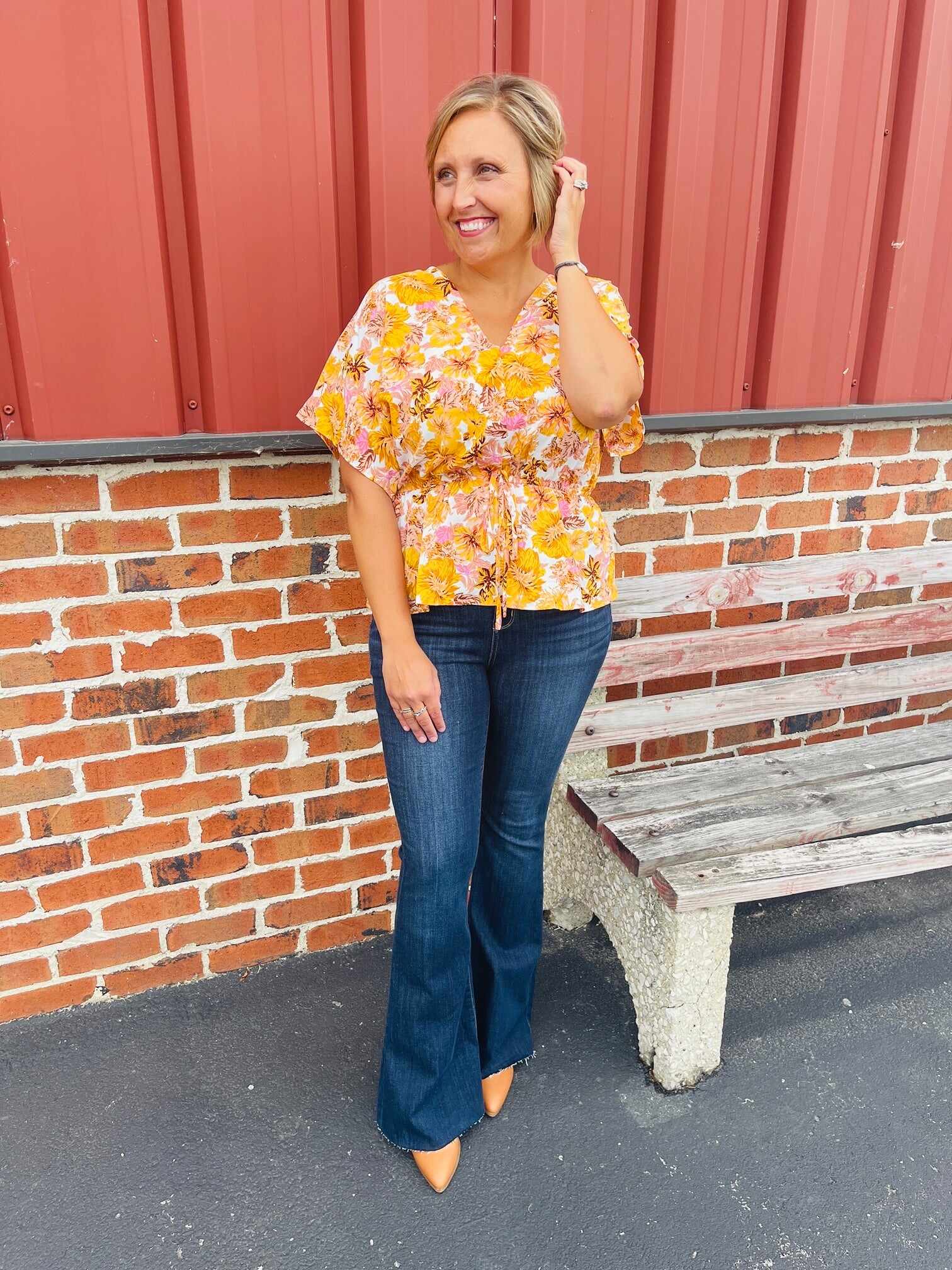 RESTOCK! REG/CURVY See Ya There Flare Jeans