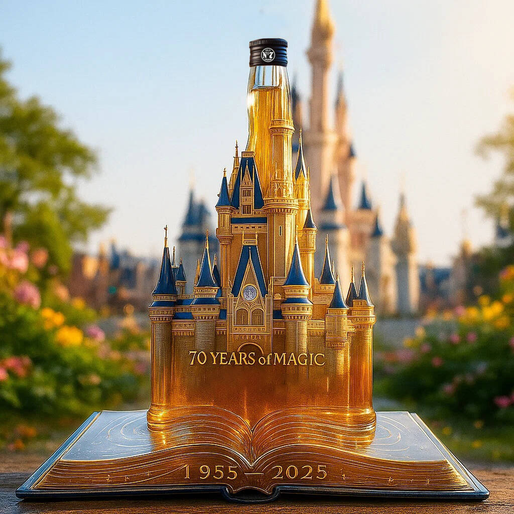 Disney Cinderella Castle Whisky Bottle