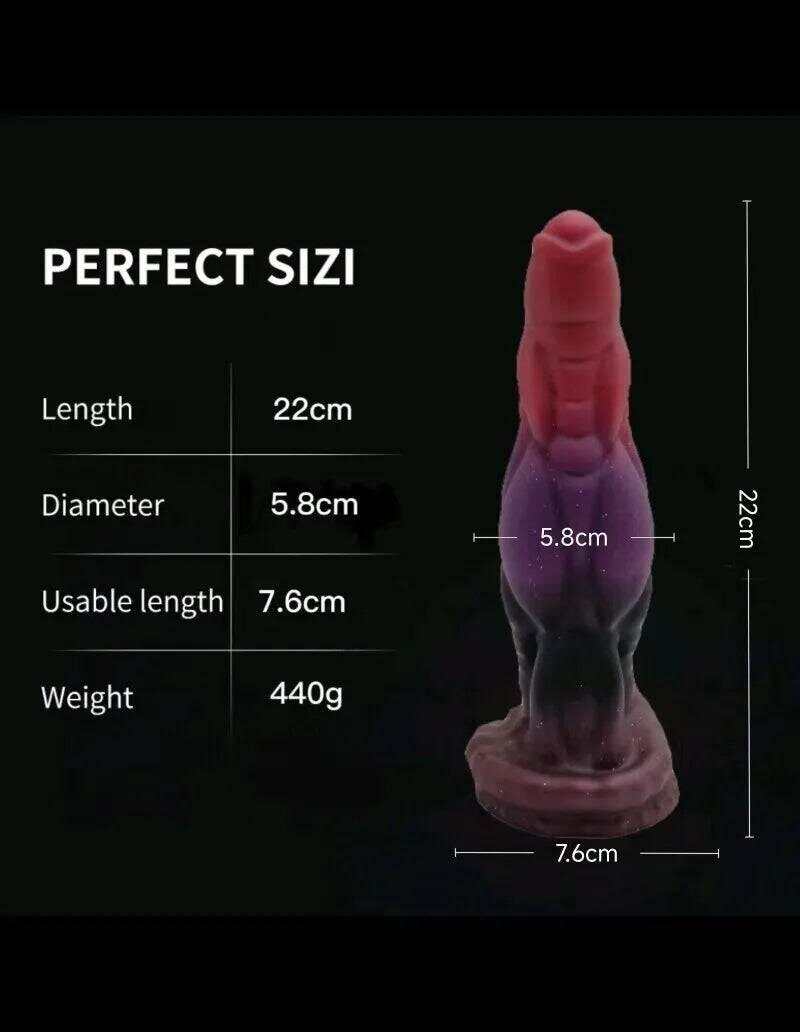 BDSM Monster Dildo – Horse, Dragon, and Dog-Inspired Realistic Suction Cup Toy