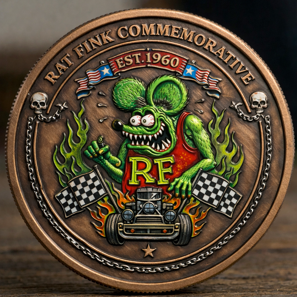 Rat Fink Commemorative coin