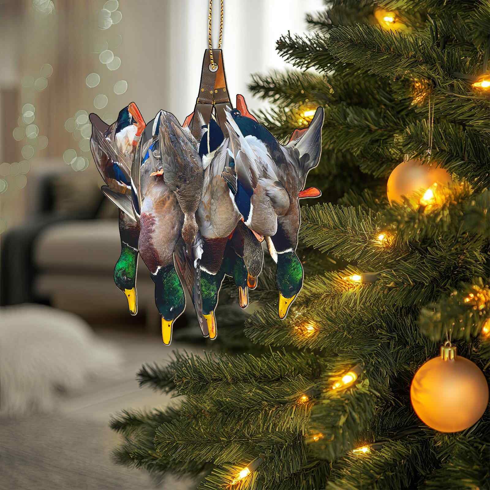 🦆🎄Duck Hunting Christmas Ornament