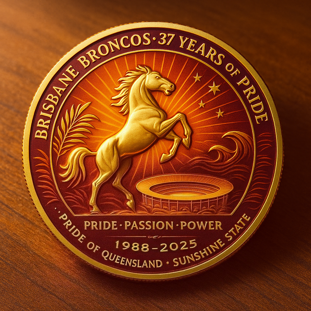 Brisbane Broncos 37th Anniversary Commemorative Coin