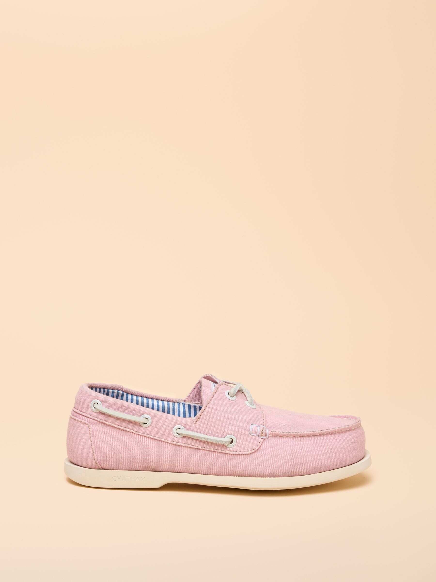 Joules X Chatham Yellow Jetty Deck Shoes