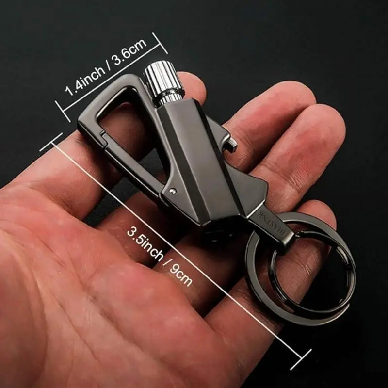 ✨LAST DAY 69% OFF - Permanent Match Infinity Lighter with Multitool Keychain Bottle Opener