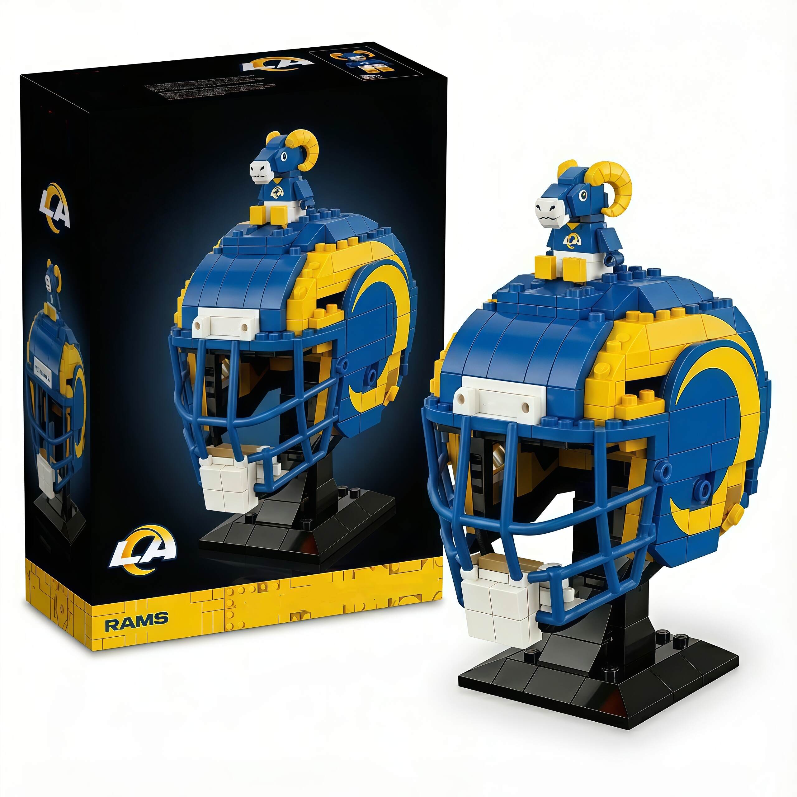 American Pro Football Brick Helmet Collector Brick Set