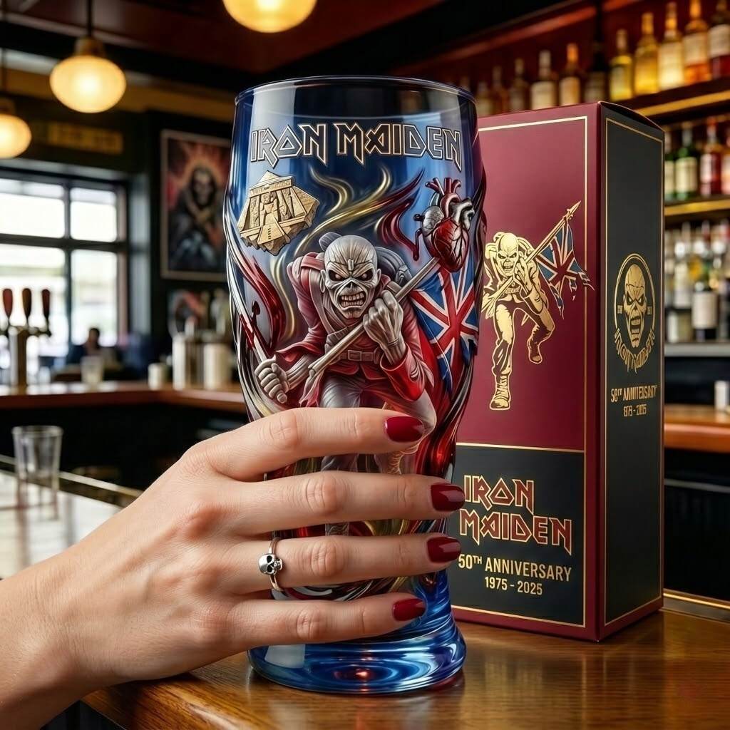 The Trooper——Iron Maiden 50th Anniversary Commemorative Glass