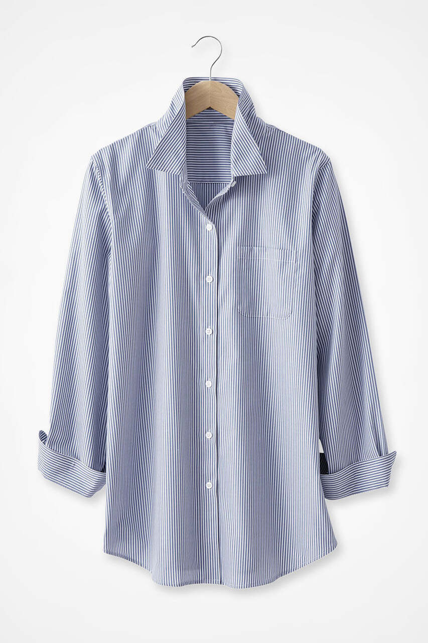 Striped Anytime No-Iron Tunic