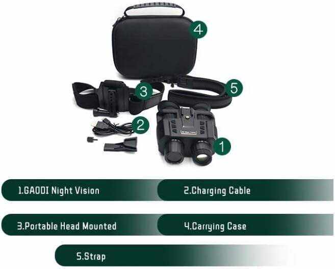 Helmet Mounted Binoculars Gear 3D Infrared Telescope Flip-Up Night Vision Binoculars