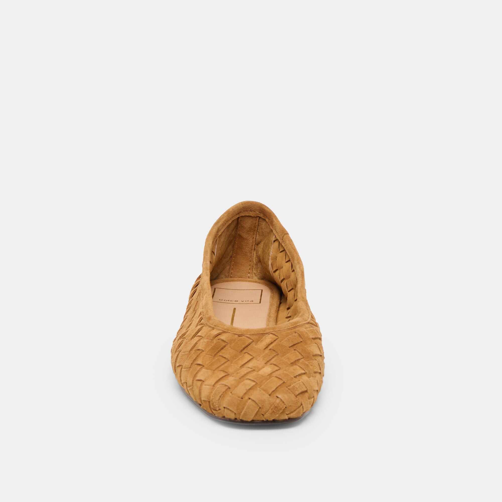 KOY BALLET FLATS TAN SUEDE