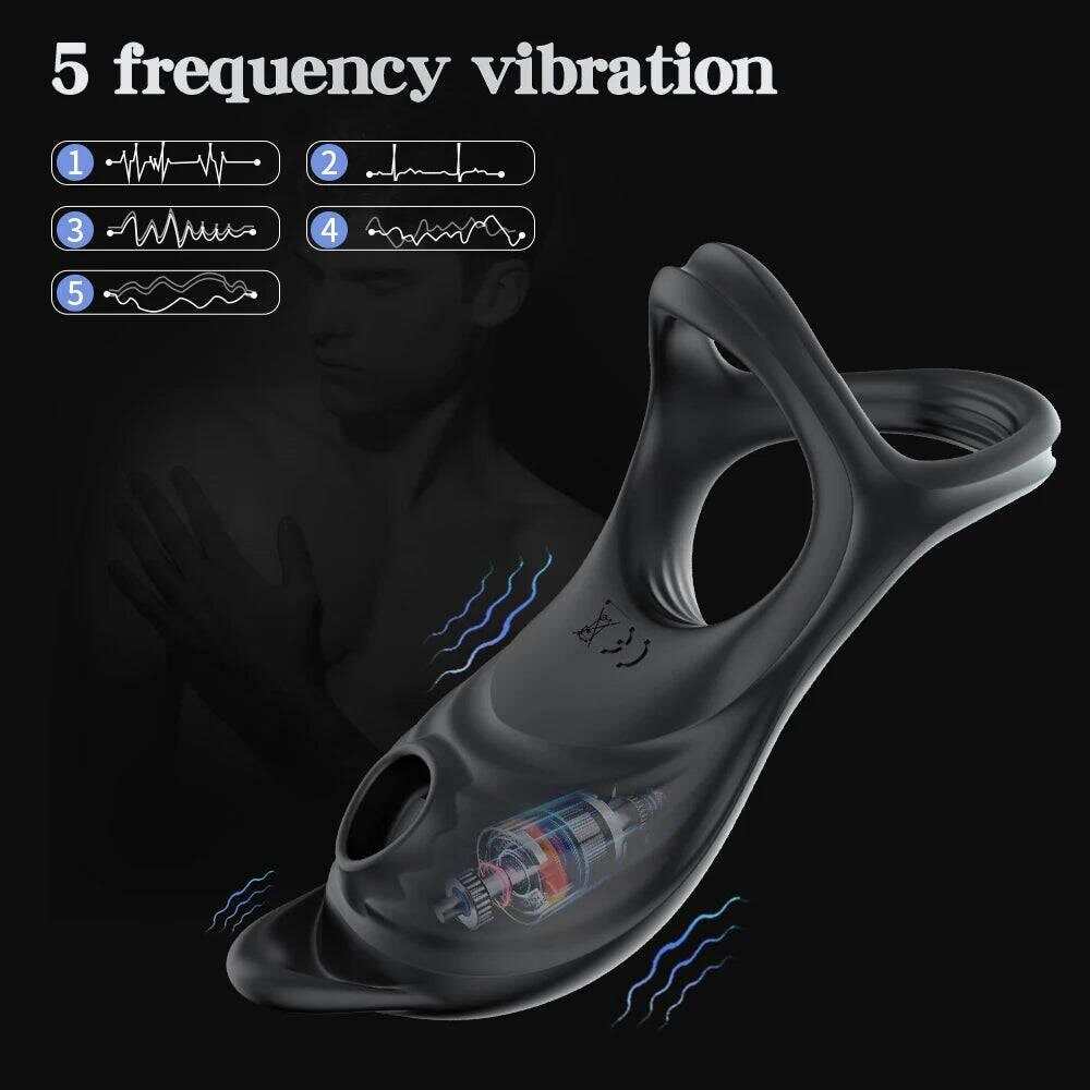 PASSION PULSE ADULT Remote Control Cock Ring Vibrator