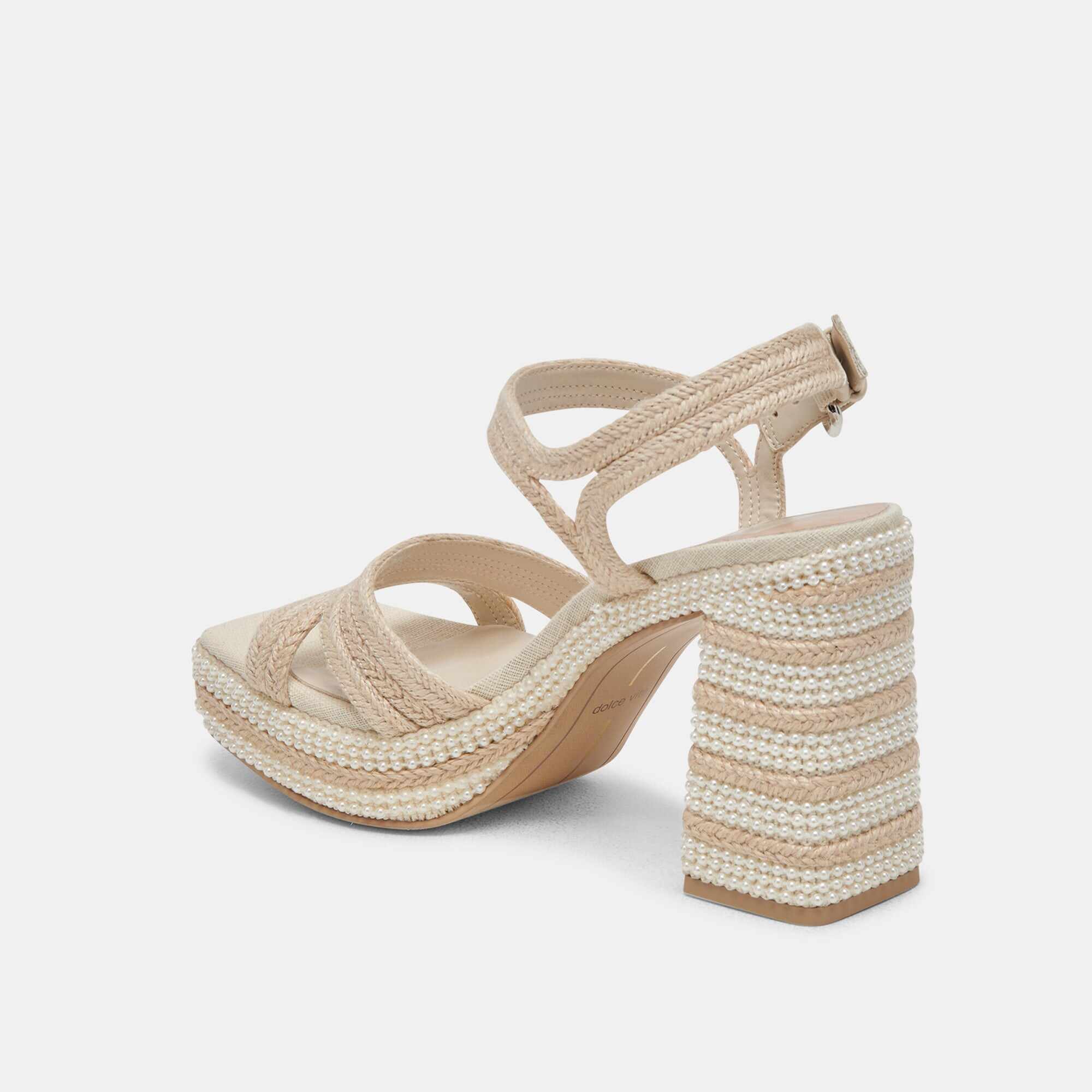 ANIRA PEARL HEELS IVORY PEARLS