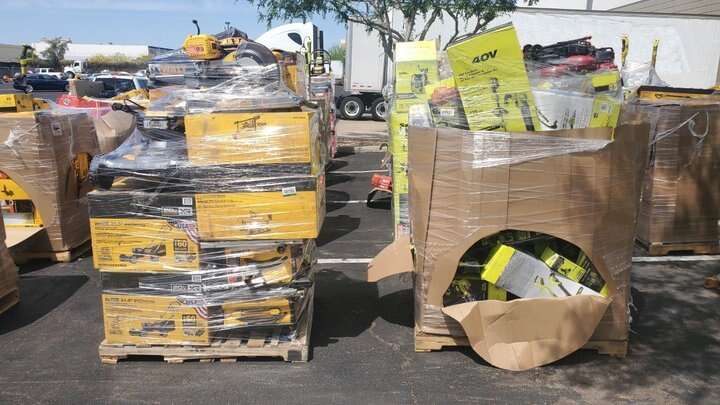 🎁2024 NEW Customer Returns Tool Pallets Online⭐Buy 7 FOOT TALL “MONSTER” PALLETS Online