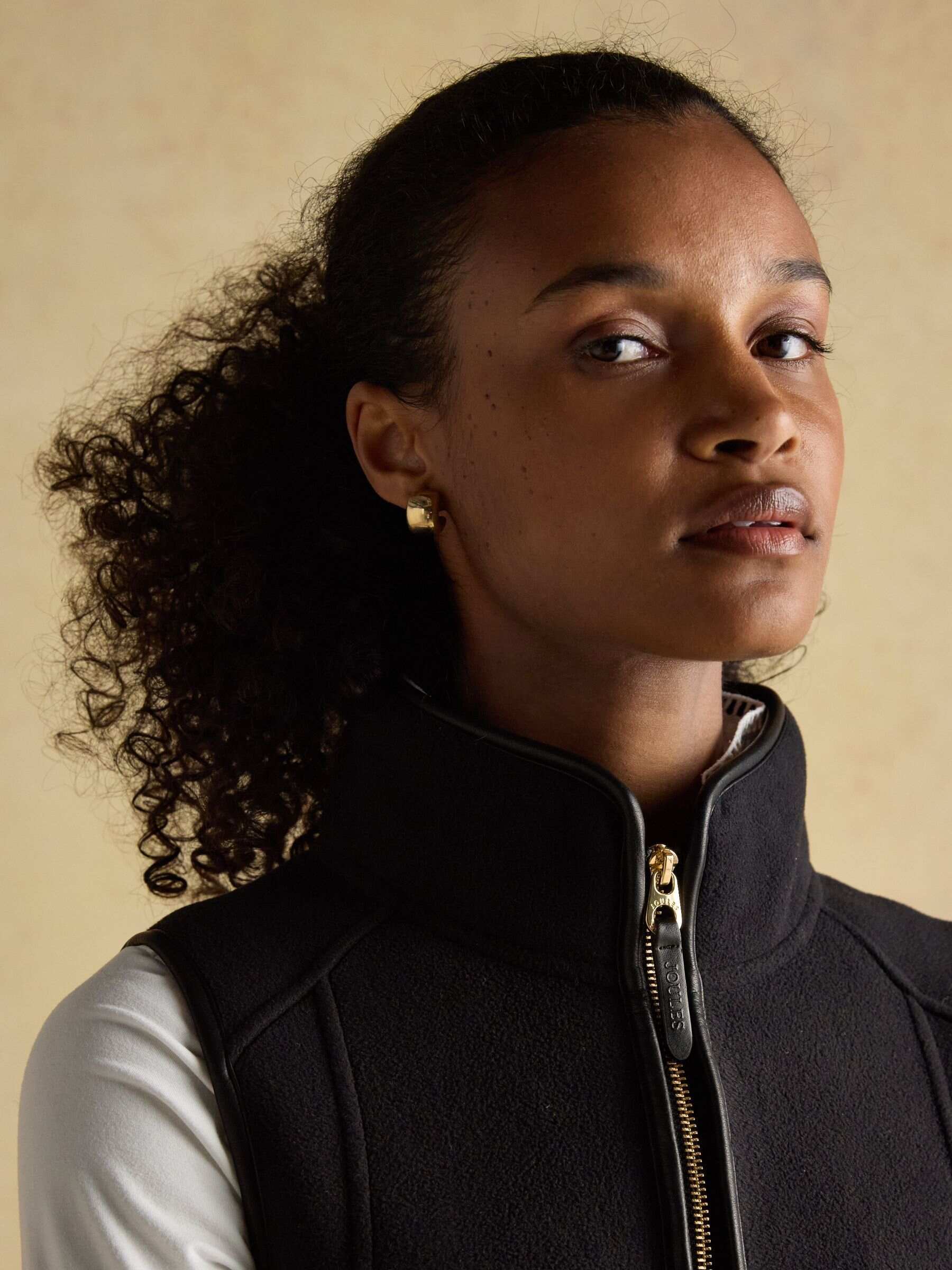 Heritage Black Fleece Gilet
