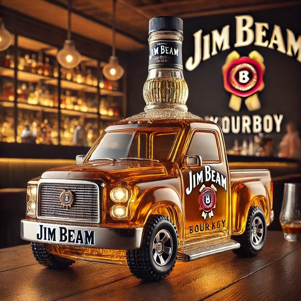 Classic Pickup Truck Whiskey Bottle