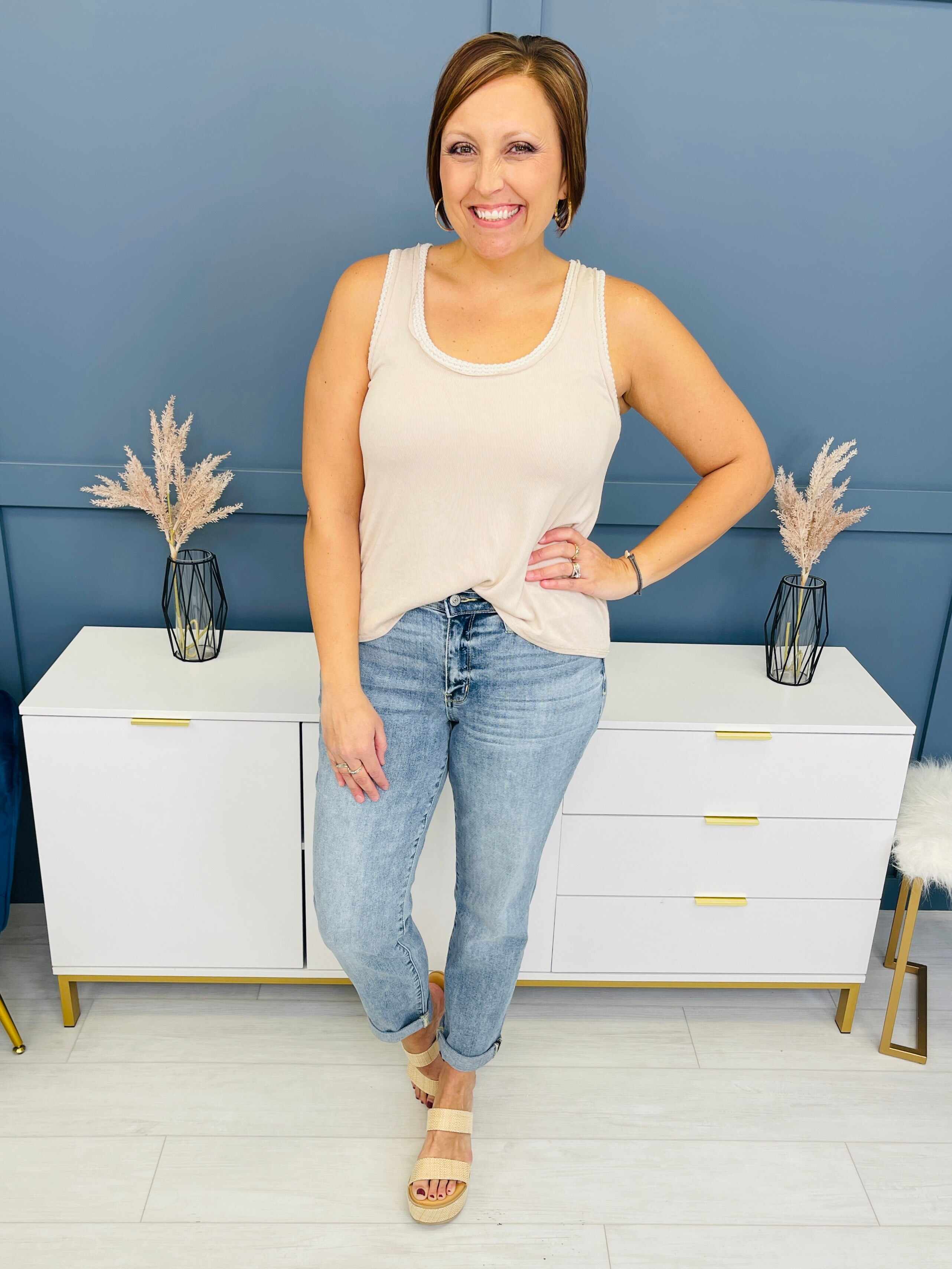 RESTOCK!  Reg/Curvy The Bleach Boys Nondistressed Boyfriend Jeans--Multiple Washes!