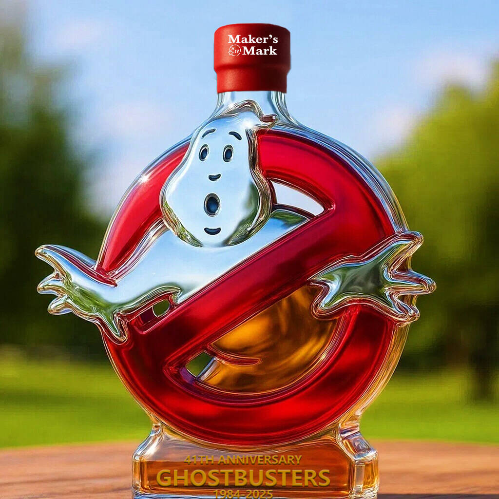 Ghostbusters 41th Anniversary Whiskey Bottle
