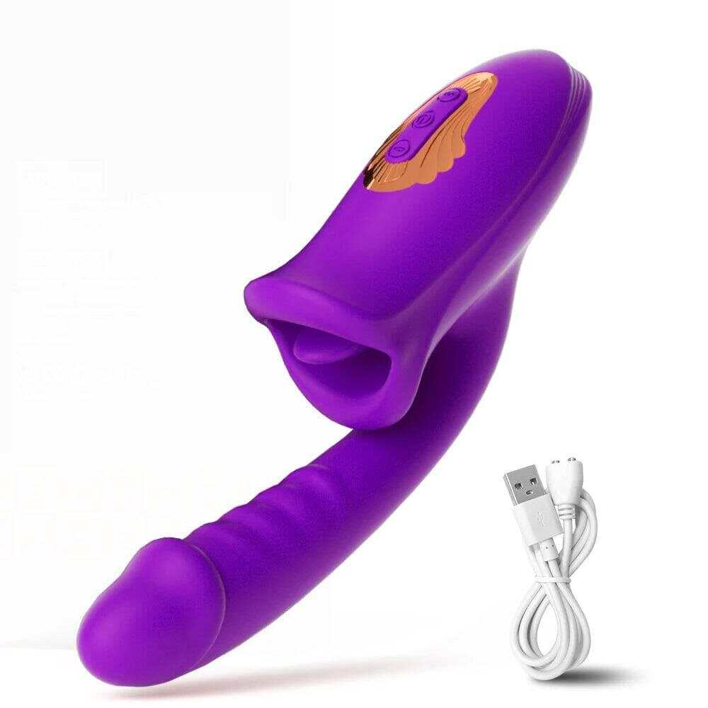PASSION PULSE Patting Dildo Vibrator: Clit & G-Spot Stimulator