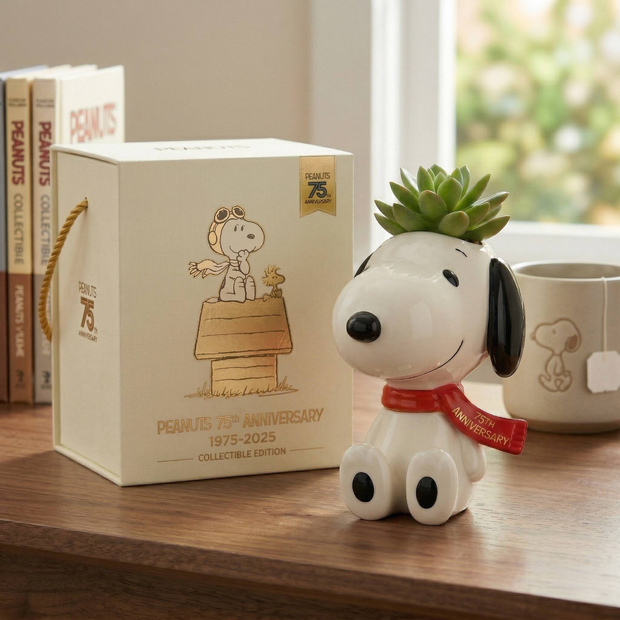 Snoopy 75th Anniversary flowerpot