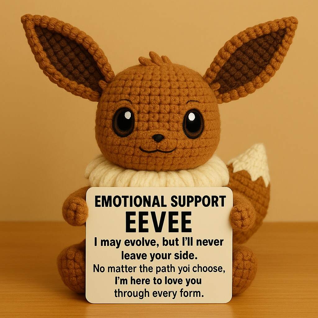 Eevee Hand-Crocheted Emotional Support