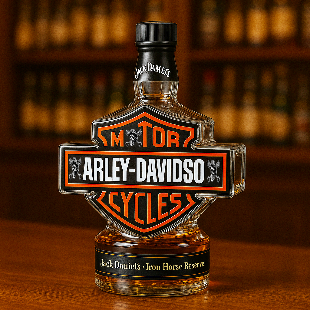 Harley Davidson Whiskey Bottle