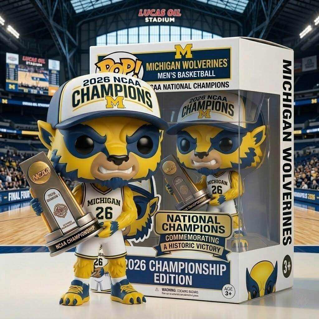 2026 Michigan Wolverines National Championship Commemorative Pop！