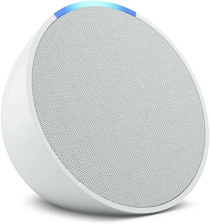 Amazon Echo Pop | Full sound compact smart speaker with Alexa | Charcoal