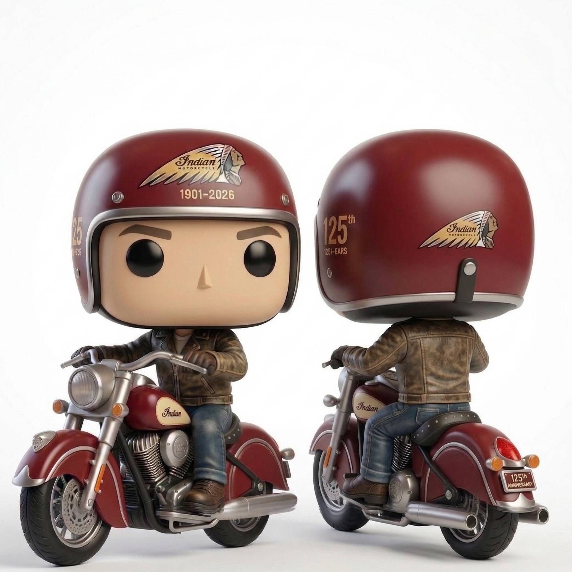🏍️ Indian Motorcycle 125 Years: Heritage Rider POP – Limited Edition 🪖
