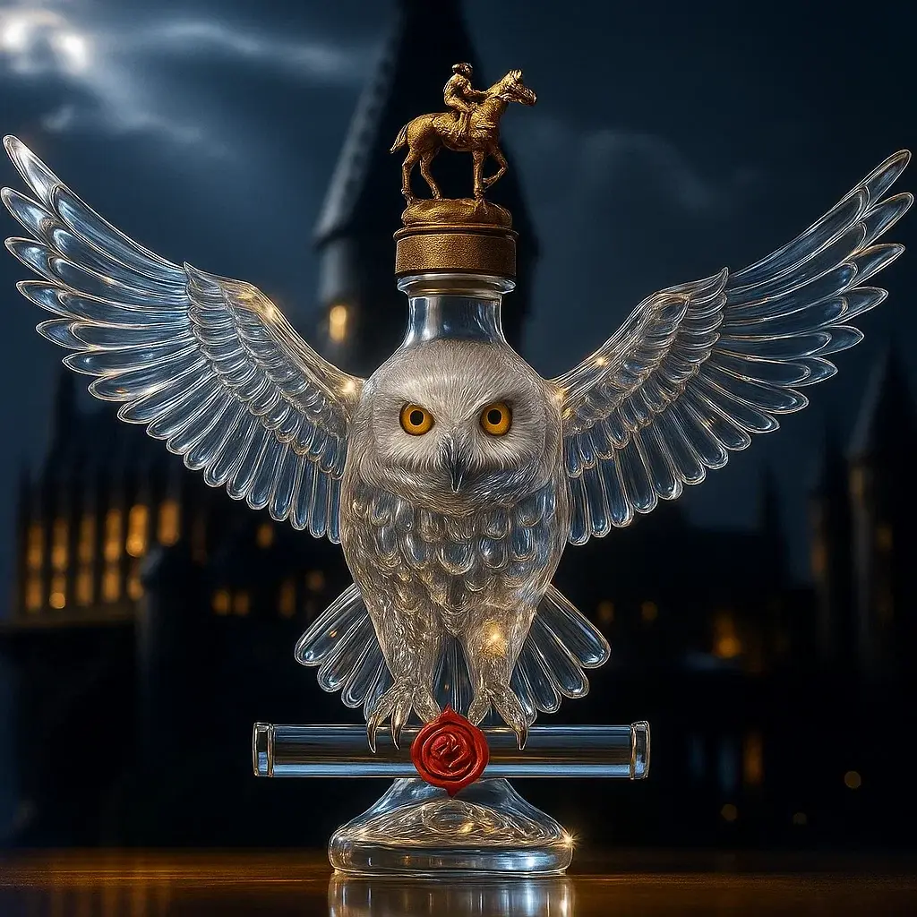 Hogwarts Owl Whisky bottle