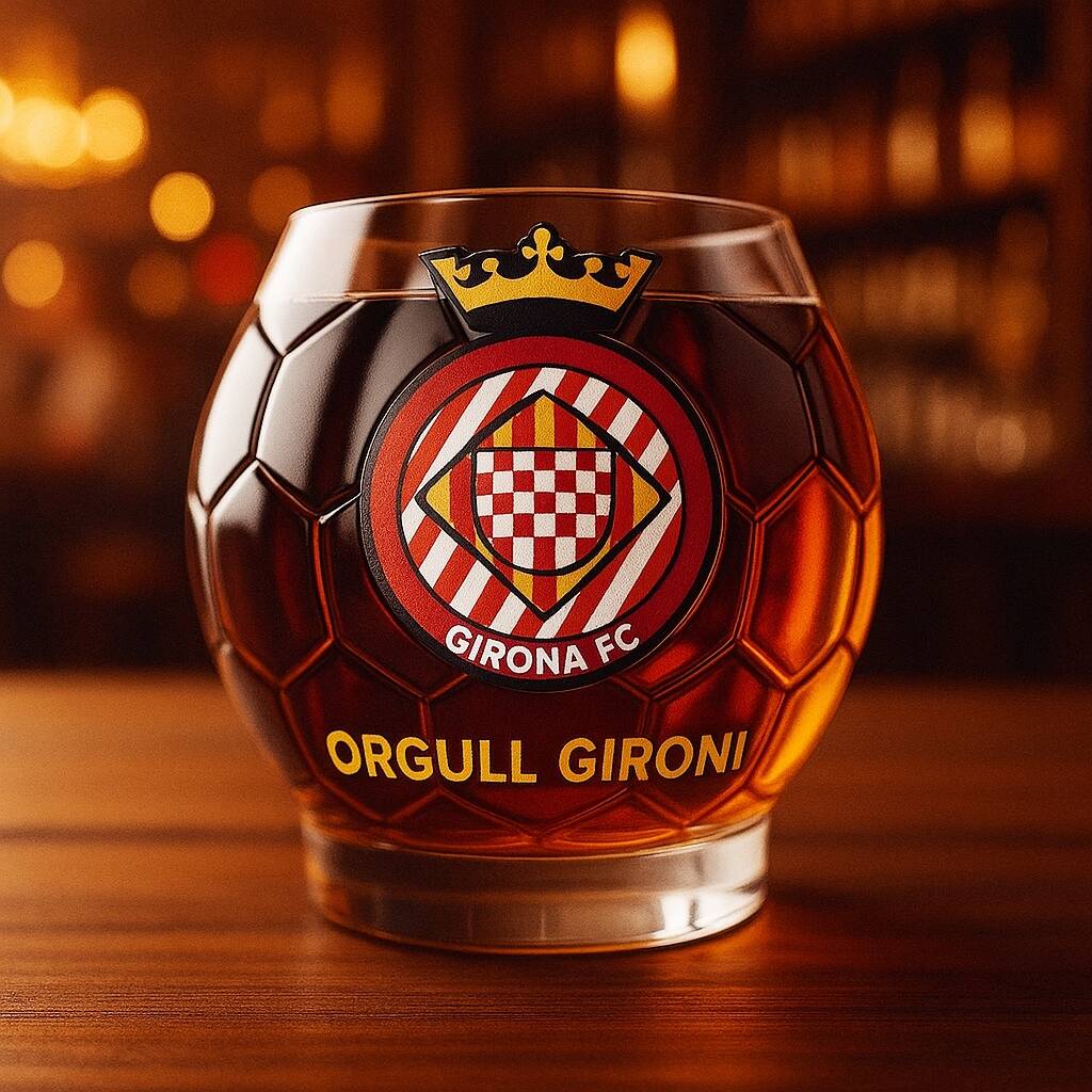 La Liga Football Whiskey Glass