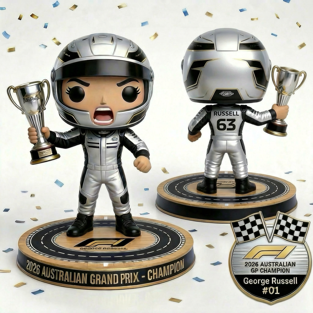 George Russell: 2026 Australian GP Champion – Limited Edition Victory Pop! 🏆🏎️