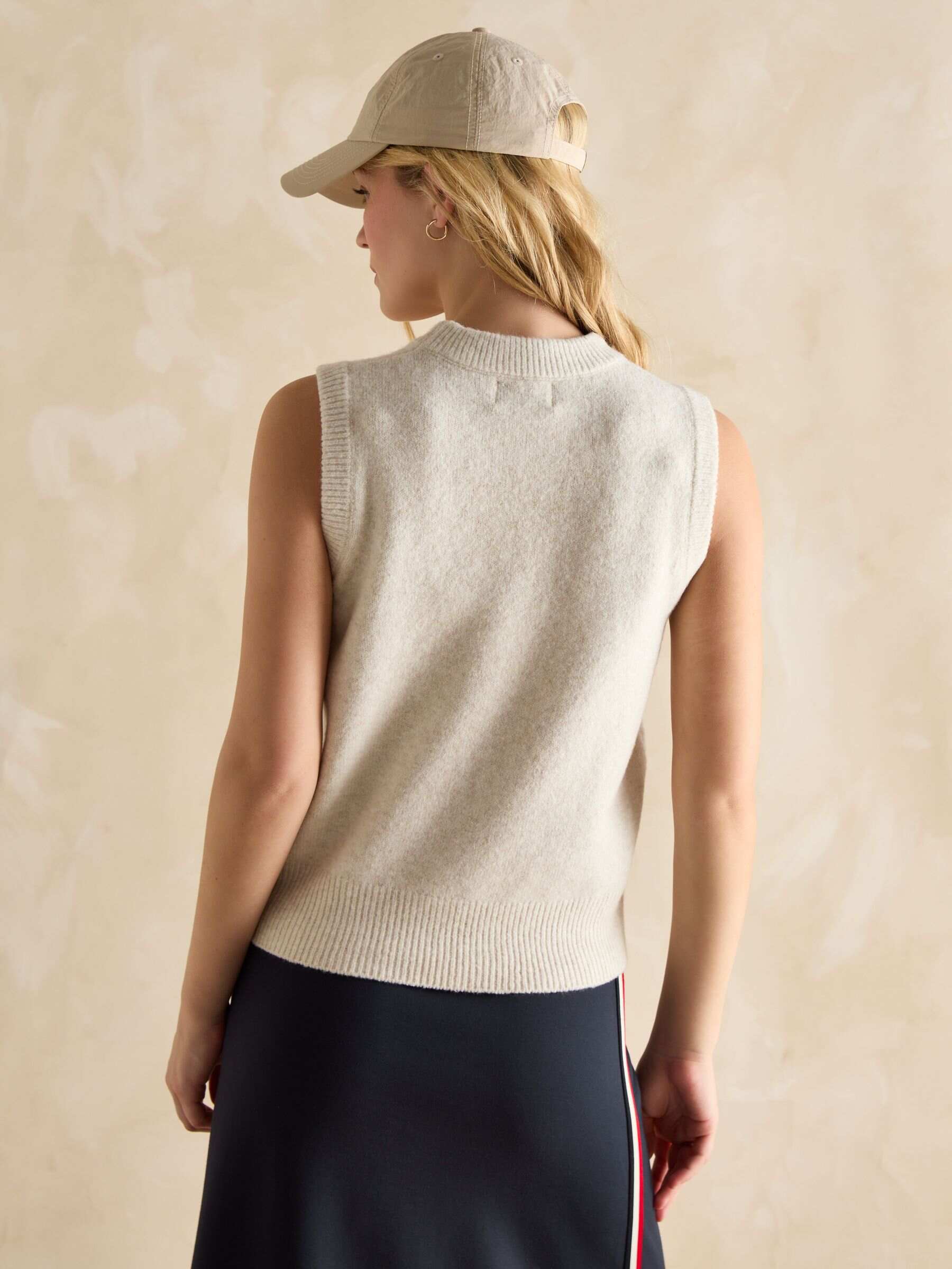 Holly Cream Knitted Vest