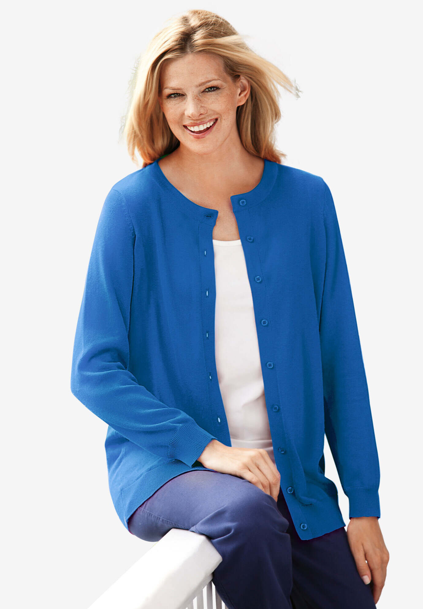 Perfect Long-Sleeve Cardigan
