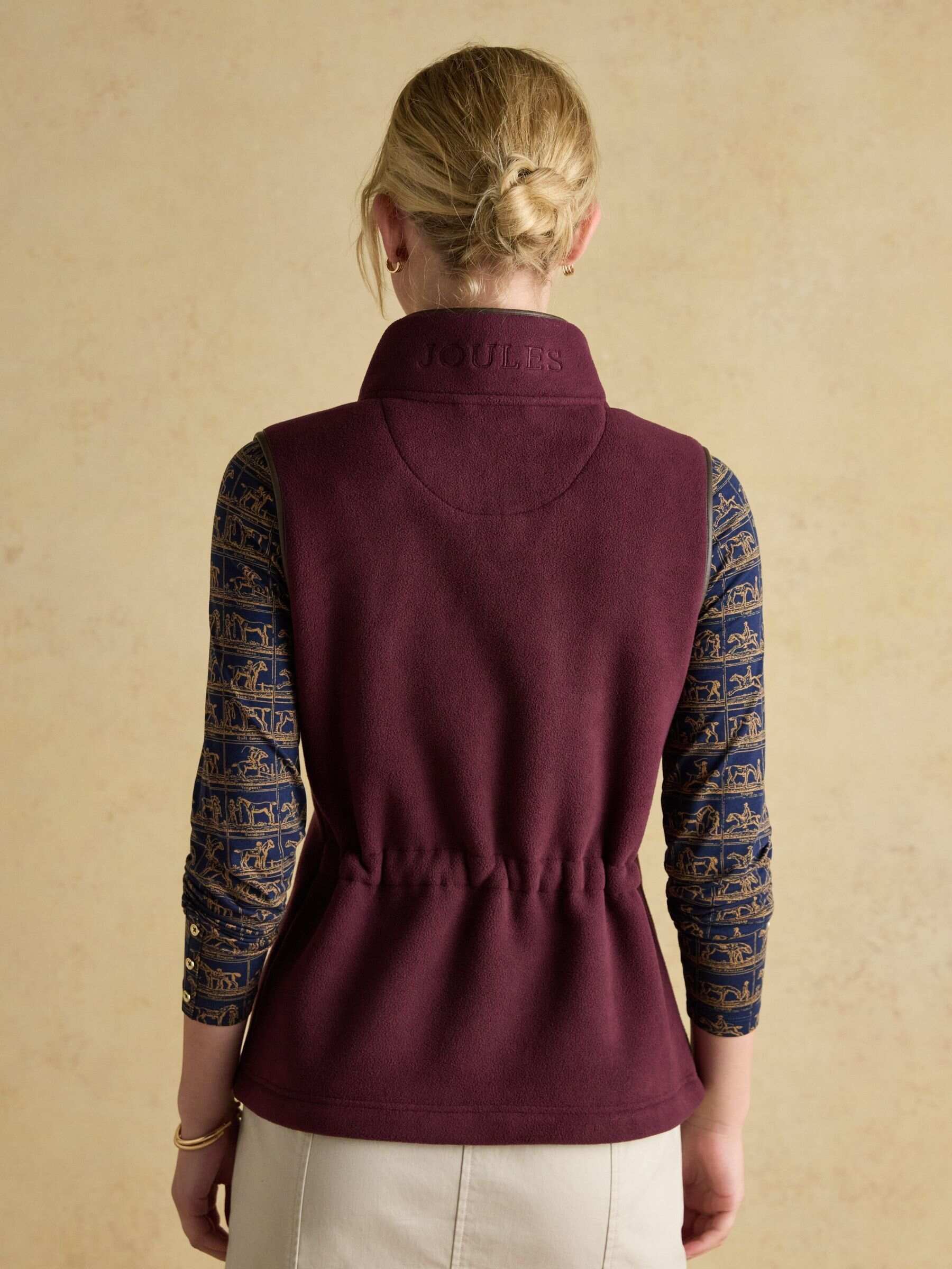 Heritage Red Fleece Gilet