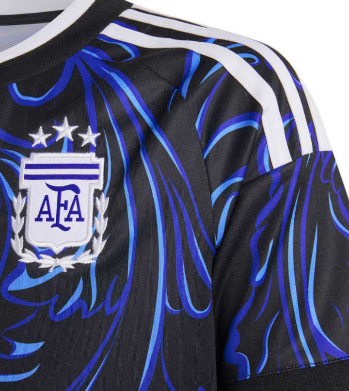 Lionel Messi Argentina National Team Youth 2026 Away Replica Jersey - Black adidas