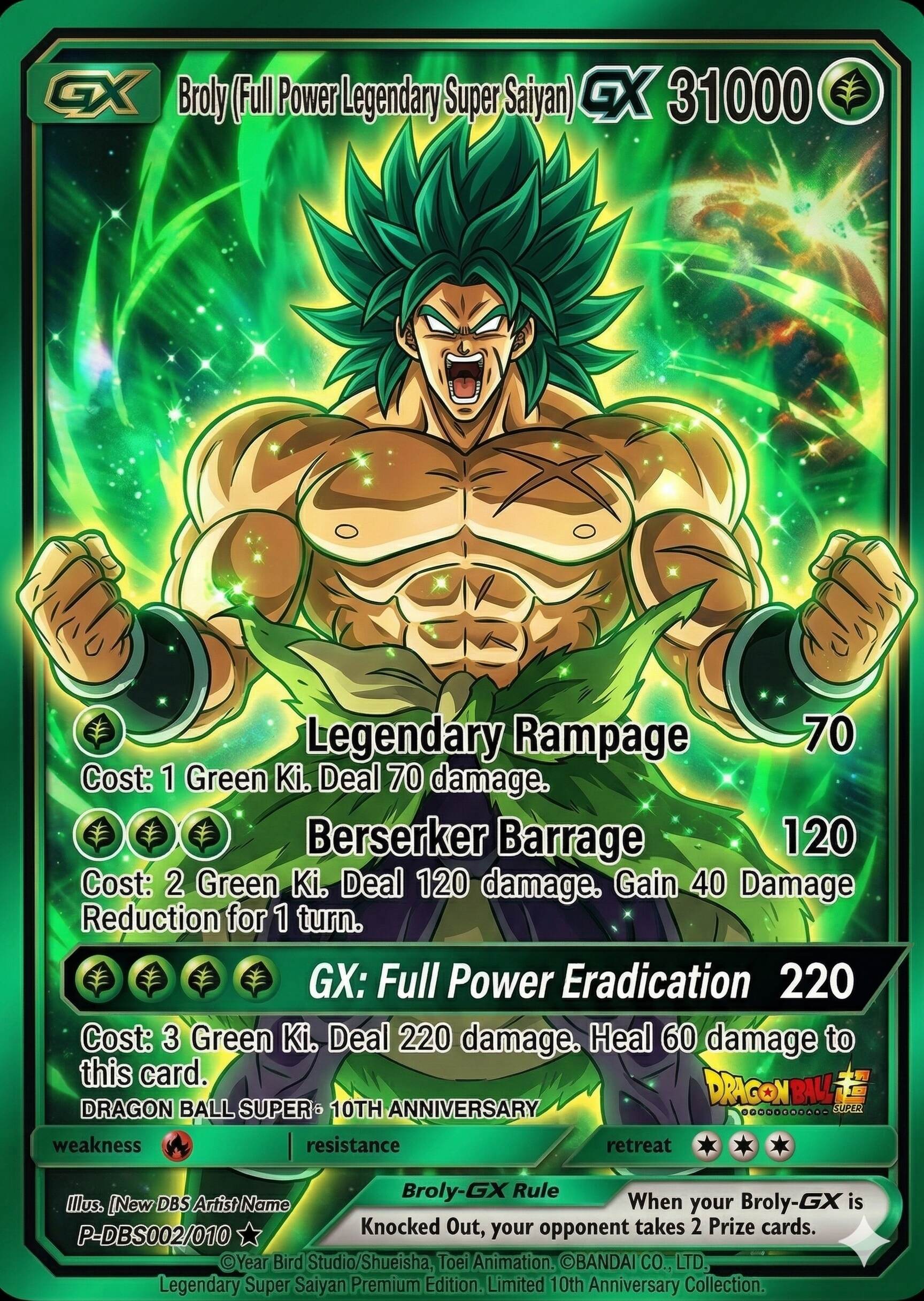 Dragon Ball Super 10th Anniversary TCG Cards