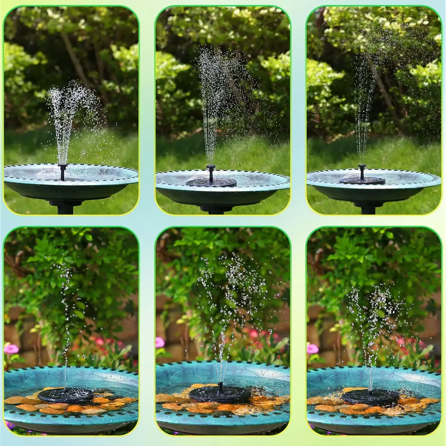 Solar Bird Bath Fountain Pump