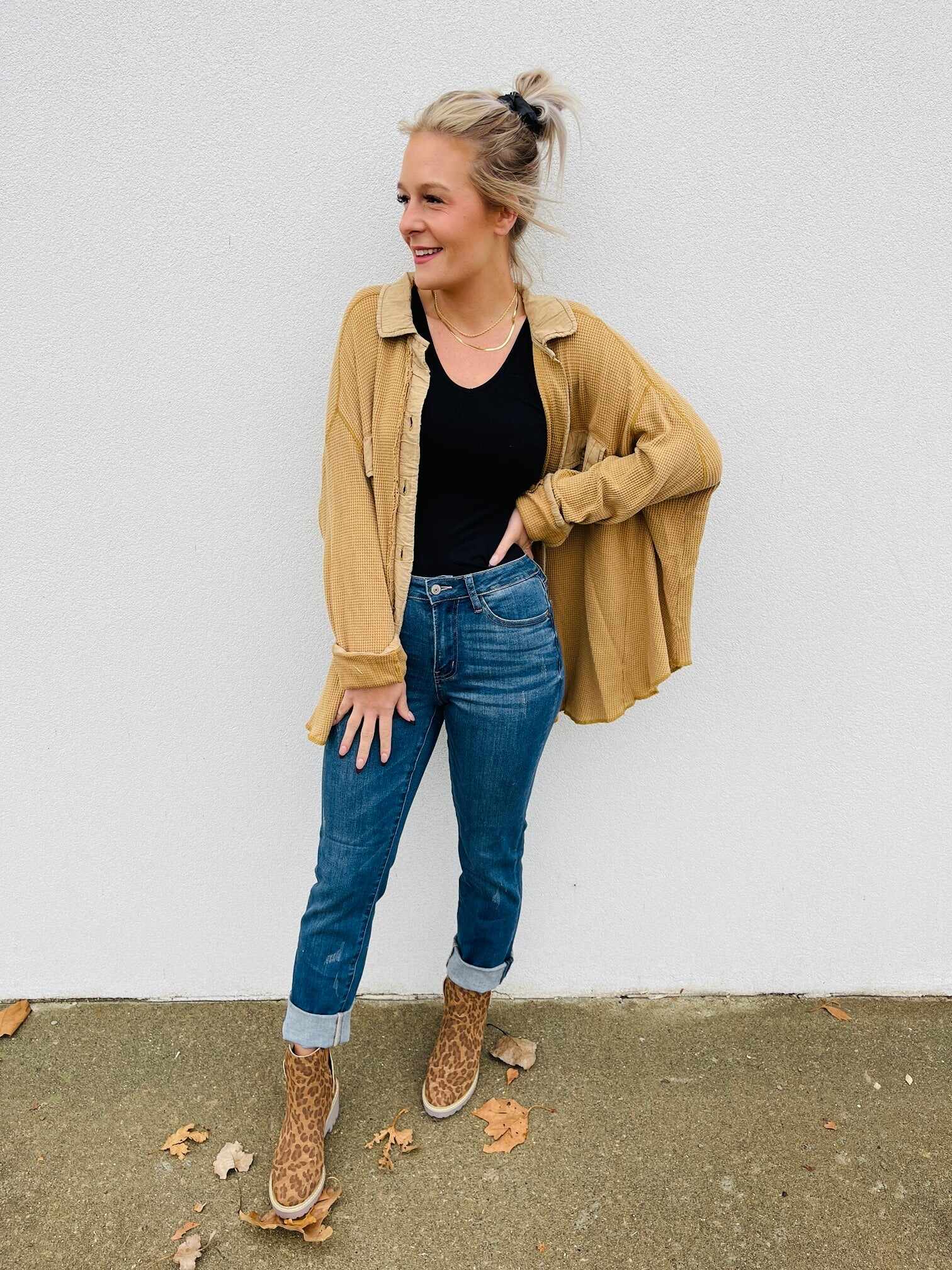 PLUS/REG Watch Your Boyfriend Slim Fit Boyfriend Jeans