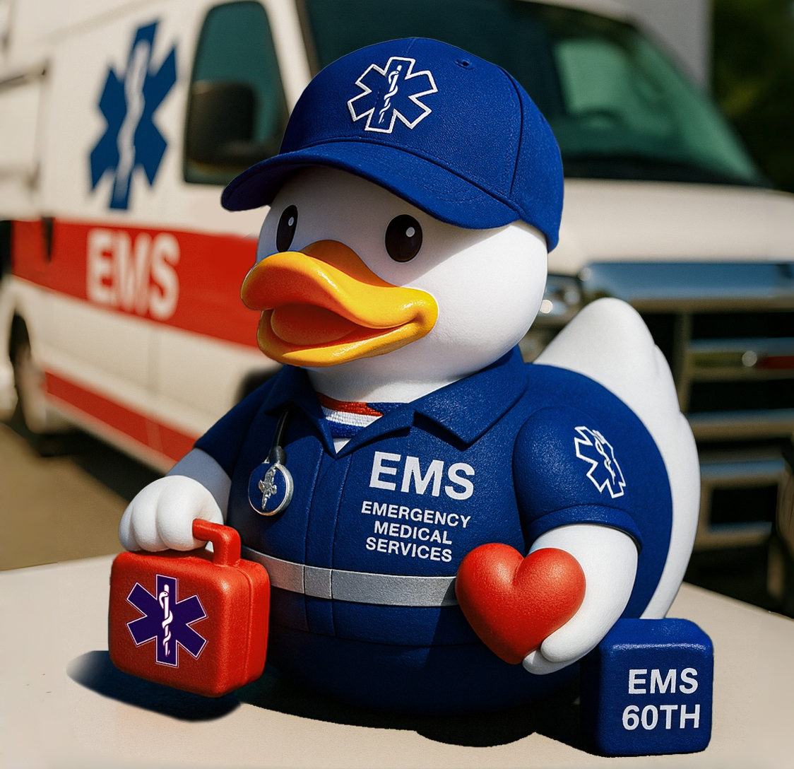Emergency Medical Services 60th Anniversary Duck