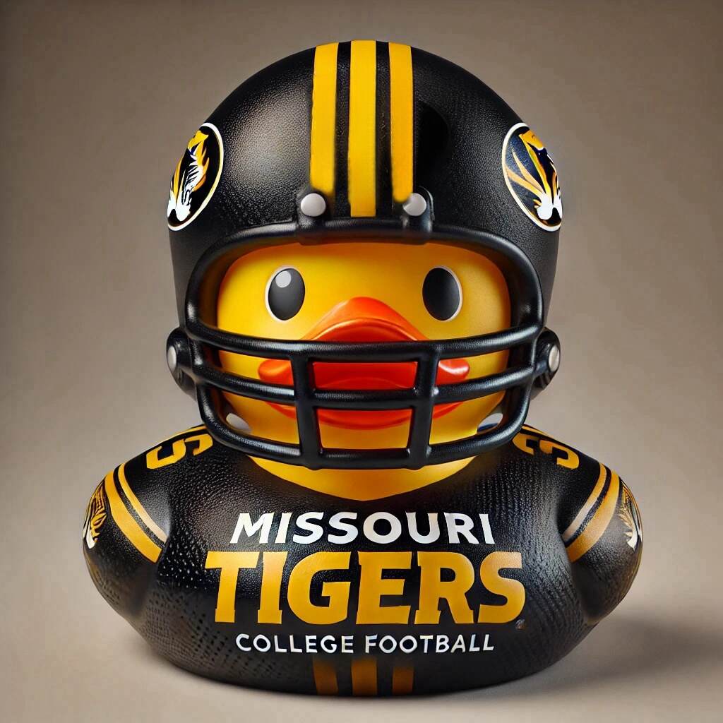SEC Football Rubber Duck