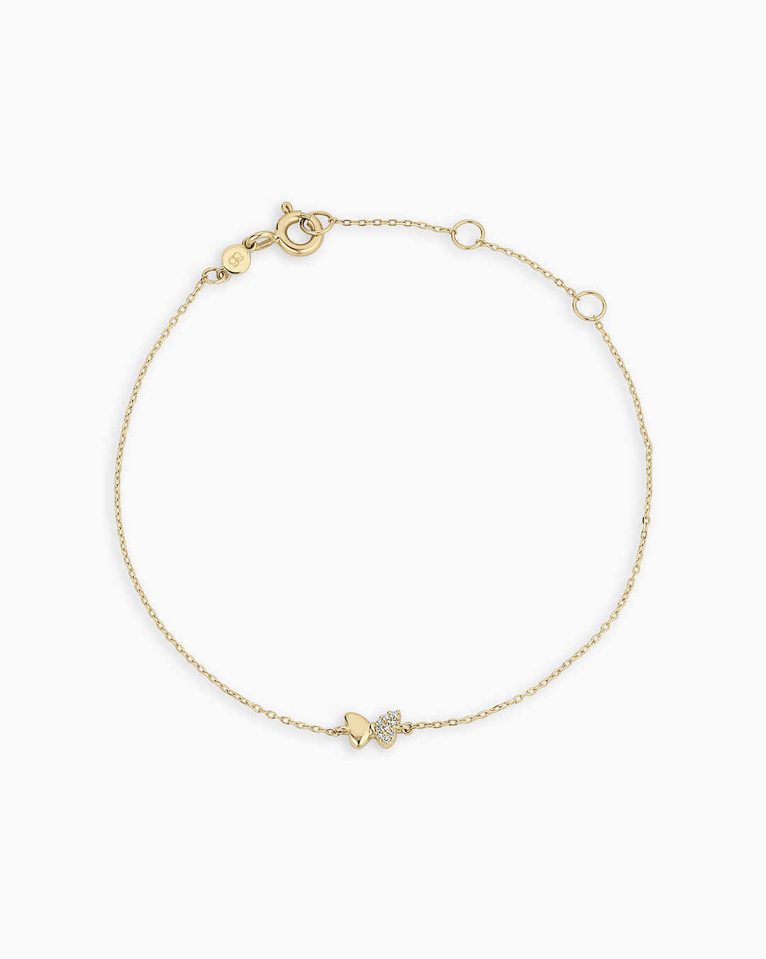 Diamond Bond Butterfly Bracelet