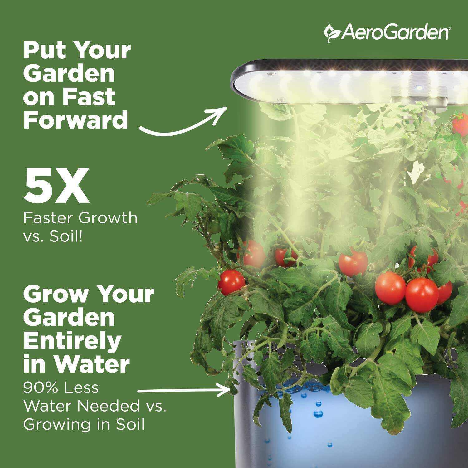 Harvest XL with Gourmet Herbs Seed Pod Kit - Indoor Garden with LED Grow Light