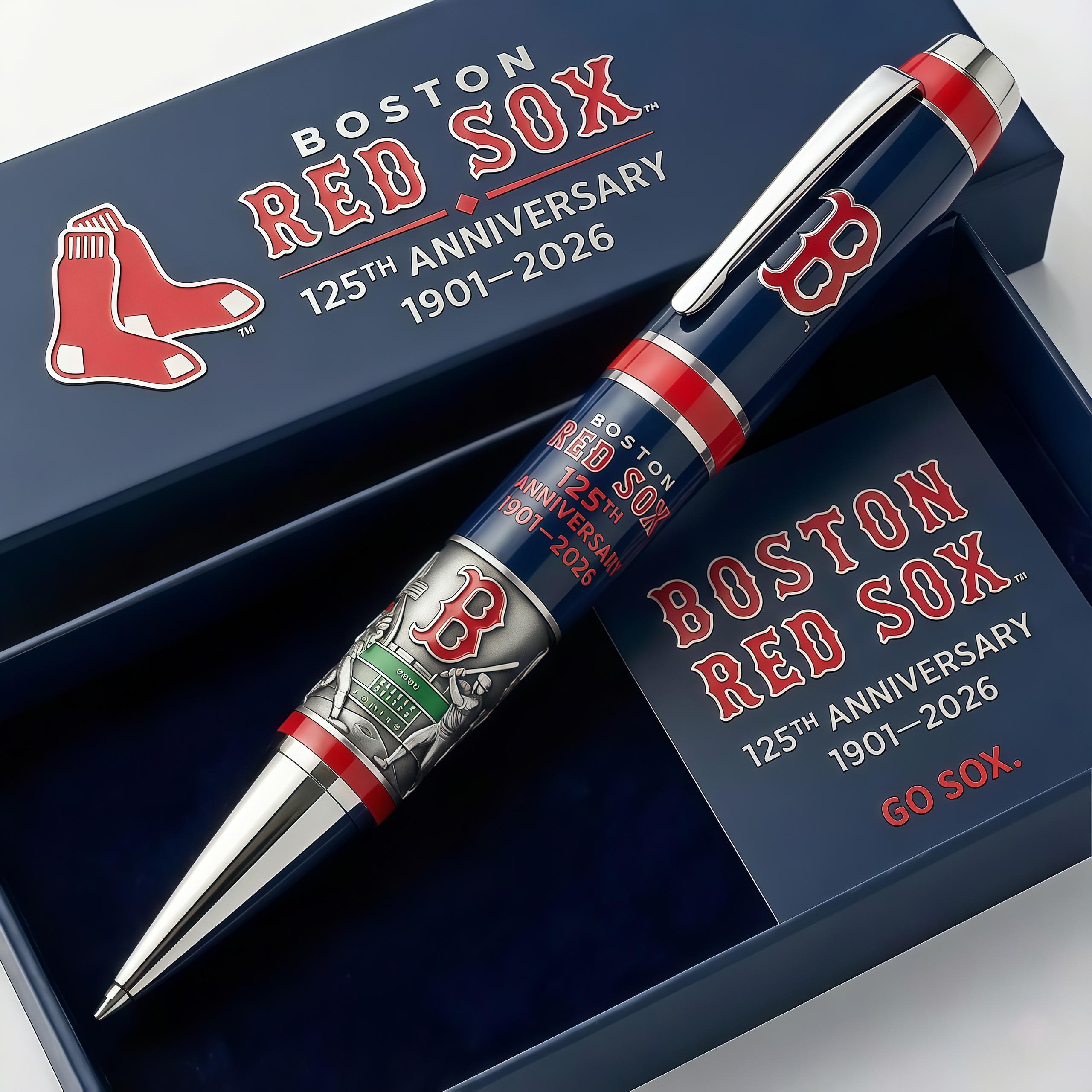 Boston Red Sox 125th Anniversary Commemorative Pen