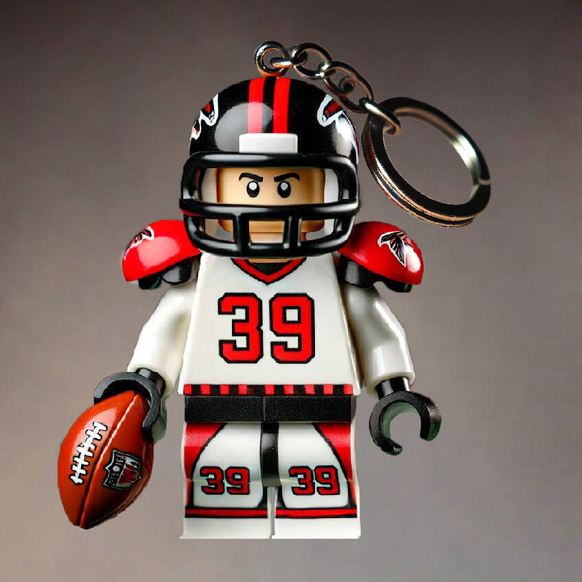 Football Team Building Set Kit Keychain