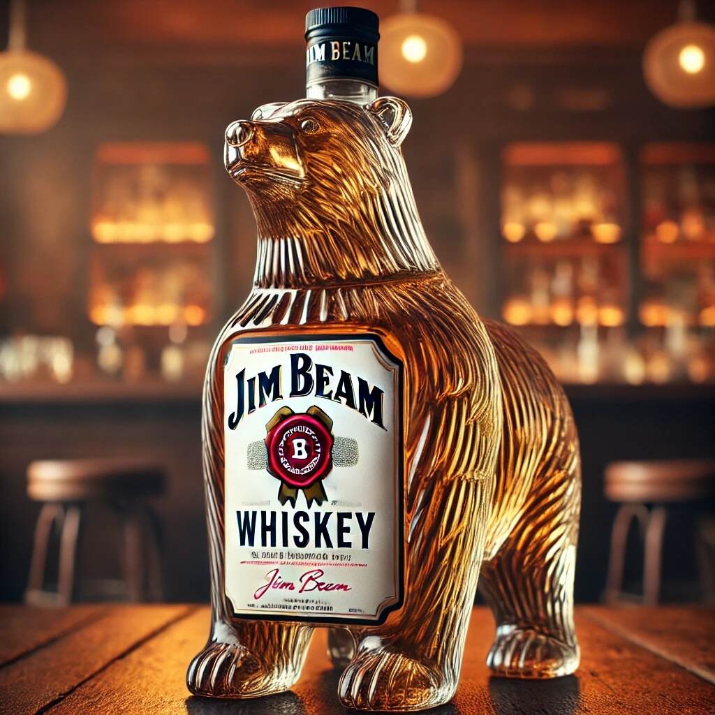 Polar Bear Whiskey Bottle