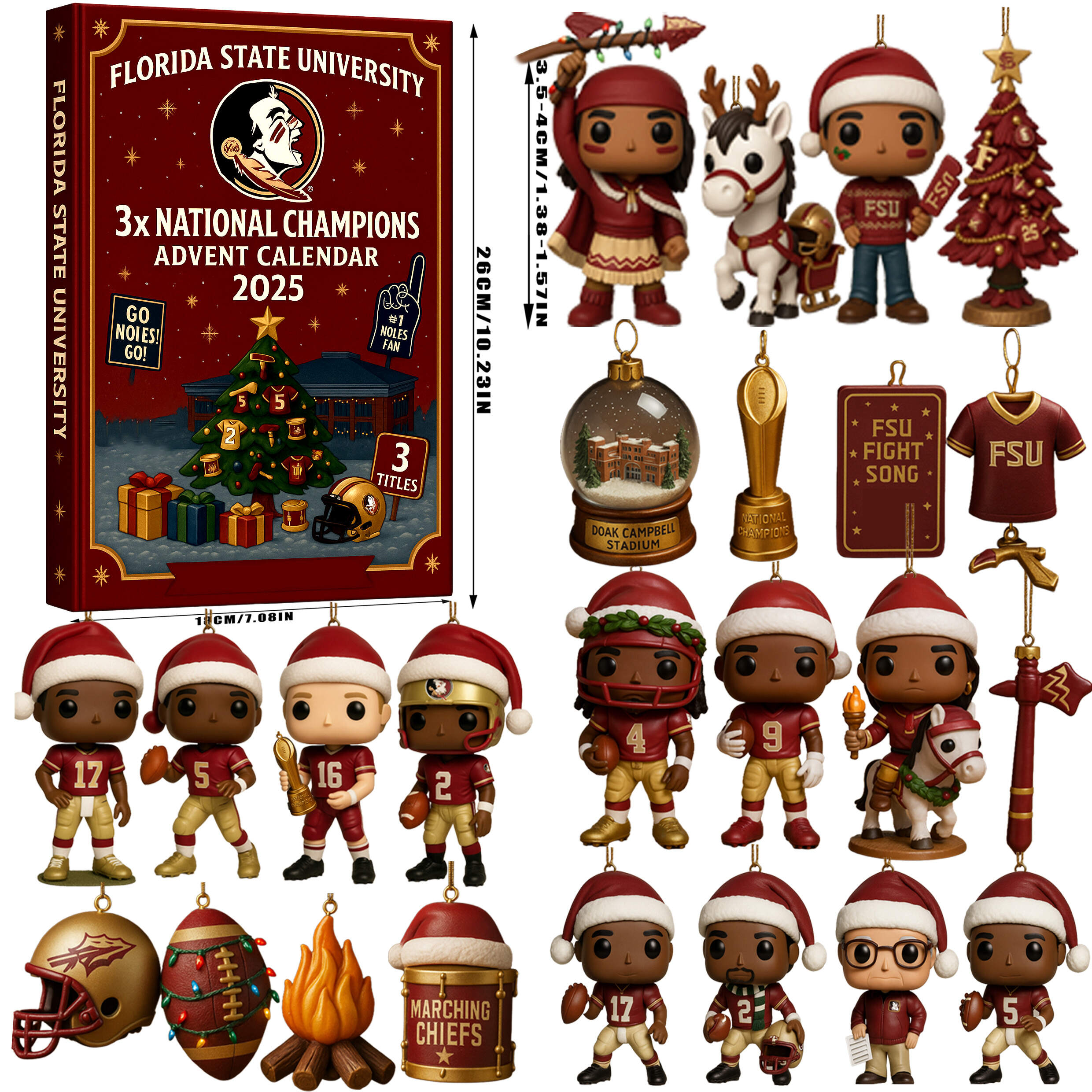 Florida State Seminoles Football 2025 Advent Calendar
